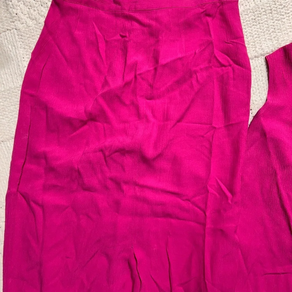 Vintage Maren Hot Pink Lightweight Maxi Skirt and Tank Matching Set
